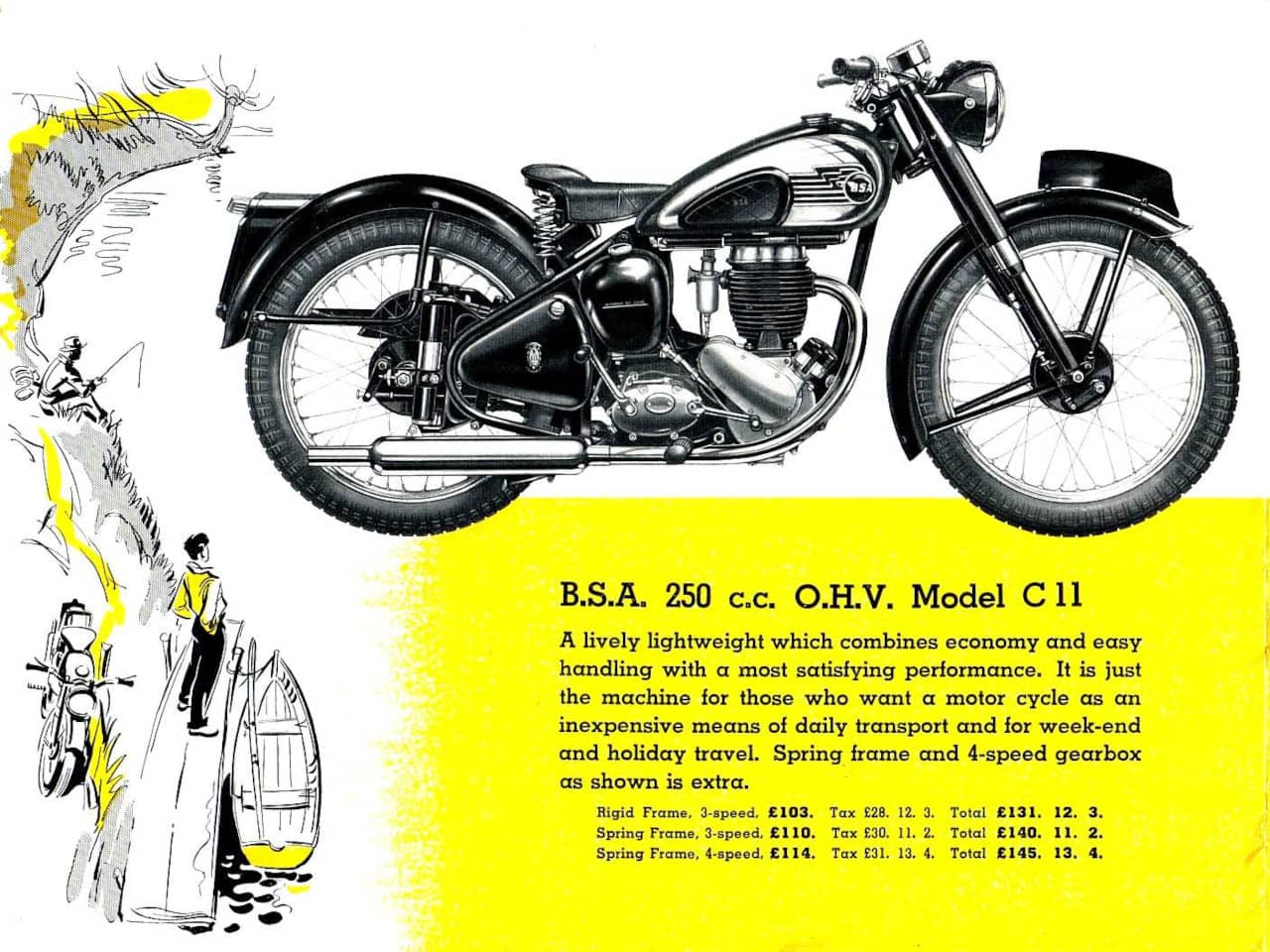 BSA 250 C11 Catalogue