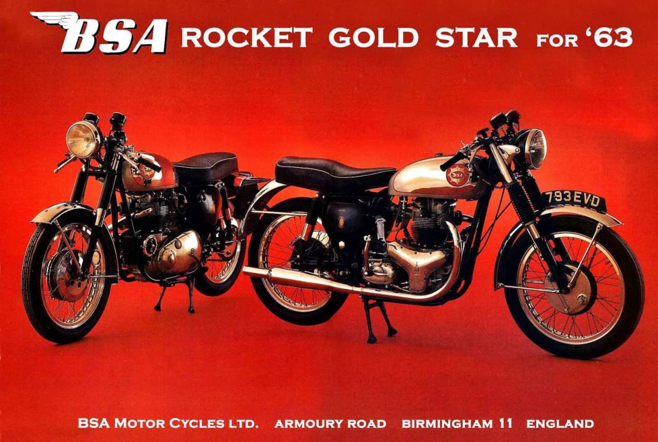 BSA A10 RGS Rocket Gold Star Catalogue